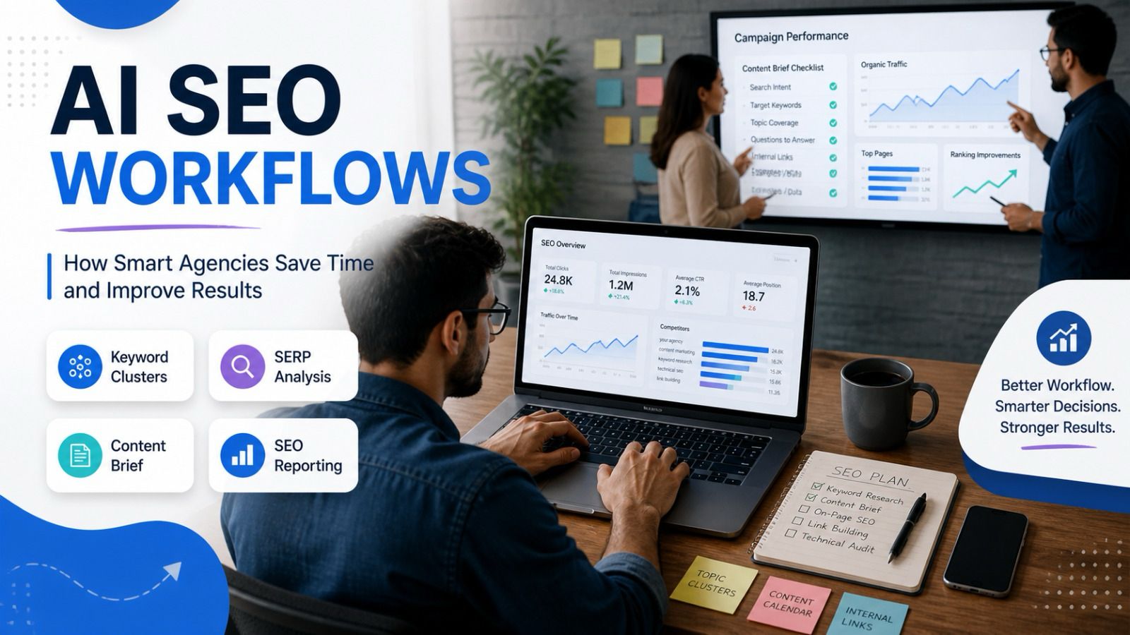 Best AI SEO Workflows for Digital Agencies